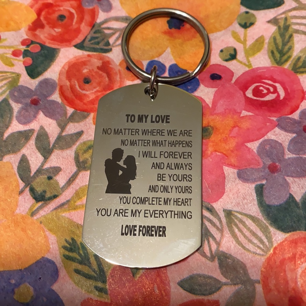 TO MY LOVE ๐ Keychain - Picture 2 of 4
